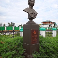 Вознесенский Печерский мужской монастырь. Cквер с бюстами российских правителей. Аллея династии Романовых. Правительница Софья Алексеевна.