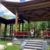 Китайский ландшафтный парк <<Хуамин>> - Беседка <<Иншуй>>