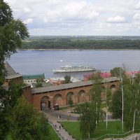 Вид на р. Волгу из Кремля