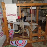 Этномузей "Дудутки". Ткацкий станок