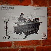 Экспозиция в воротном ярусе Ивановской башни Кремля "Подвиг народного единства". "Съезжая изба XVII века". Реконструкция. Схема.