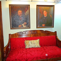 Усадьба Рукавишниковых. Историко-архитектурный музей-заповедник. Интерьер жилой комнаты семьи Рукавишниковых.