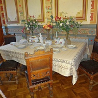 Усадьба Рукавишниковых. Историко-архитектурный музей-заповедник. Семейная столовая в русском стиле (парадная столовая).