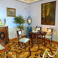 Усадьба Рукавишниковых. Историко-архитектурный музей-заповедник. Малая (Голубая) гостиная.