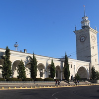 Железнодорожный вокзал.