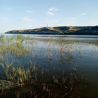 Вид на реку Дон со стороны пляжа Заводской города Калач-на-Дону