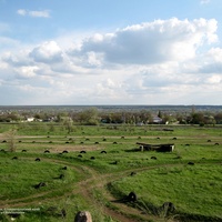 Вид с автополигона в направлении (на юг) домов по ул.Вокзальной.