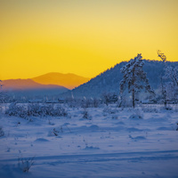 С.Каракоша. Зимний пейзаж.