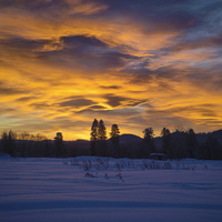С.Каракокша. Восход солнца.