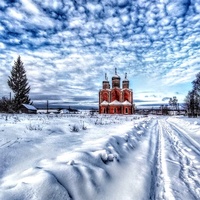 Улица села.