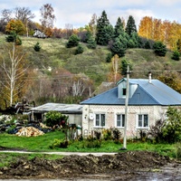 Вид с деревни,на деревню Застава.