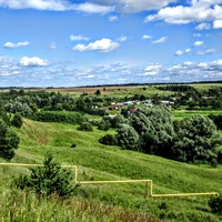 Вид на деревню.