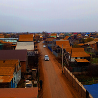 Татарская Башмаковка, улица Мусы Джалиля (Вид с моста)