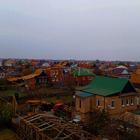 Татарская Башмаковка, панорама, вид с моста