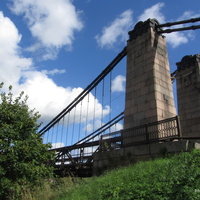 Цепные мосты через реку Великая