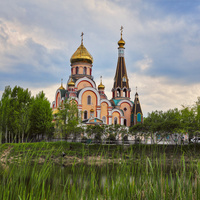 Алма-Ата.  Храм в честь Воздвижения Креста Господня  ( ул. Заводская )