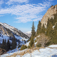 Алматы.  Иле-Алатауский национальный парк. Верховья Малого Алматинского ущелья.