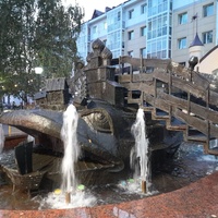 Фонтан "Рыба-кит"