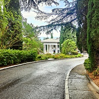 Санаторий "Горный" в п.г.т. Курпаты. Административный корпус.