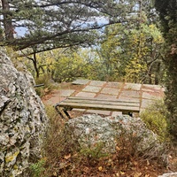 Парк санатория "Горный" в п.г.т. Курпаты.