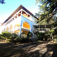 Санаторий "Горный" в п.г.т. Курпаты. Вид с северо-востока на 1-й корпус.