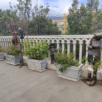 Во внутреннем дворе замкового комплекса  "Ласточкино гнездо" на вершине Аврориной скалы.