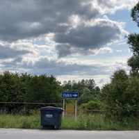 Пос Ленина, указатель на Вышу, Июнь, 2025г