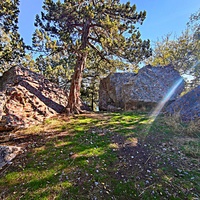 На горе Урьянда (Крестовая).