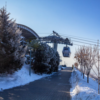 Алматы.  Кок-Тобе. Канатная дорога.