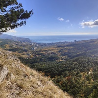 Вдоль экологического маршрута "Штангеевская тропа" на территории Ялтинского горно-лесного заповедника.