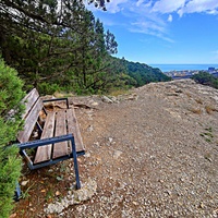 Пешеходный экологический маршрут "Боткинская тропа" на территории Ялтинского горно-лесного заповедника. Смотровая площадка.