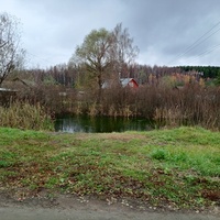 Пруд на улице Луначарского.