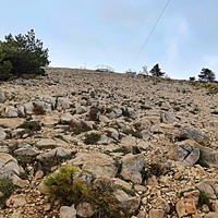 Путь к вершине Ай-Петри. Продолжение тропы восхождения. Финальный участок.