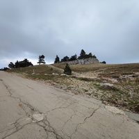 На плато Ай-Петри. Дорога от горы Ай-Петри в сторону посёлка Охотничье.