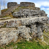 Смотровая площадка на скале Шишко в посёлке.
