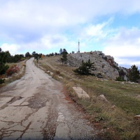 На плато Ай-Петри. Дорога от горы Ай-Петри к посёлку Охотничье.