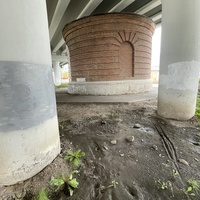 Сохраненная часть водонапорной башни