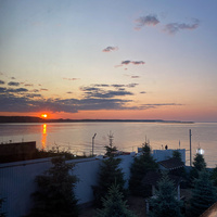 Закат на р.Волга