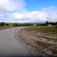 Дорога от горы Ай-Петри к посёлку Охотничье.