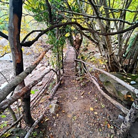 Мостик на речке Улу-узень» недалеко от водопада Джур-Джур.