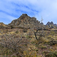 На склоне горы Южная Демерджи.