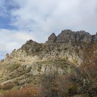 "Долина привидений" на склоне горы Южная Демерджи.