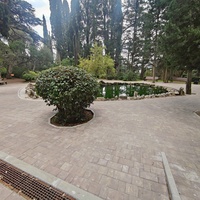 Парк-памятник садово-паркового искусства "Массандровский".  Заложен в 40-х гг. XIX в. Автор первоначальной планировки - немецкий садовник К. Кебах. Создан в английском ландшафтном стиле максимальной естественности.  Пруд с черепахами.