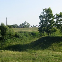 Д Улейка, большой овраг, развалины фермы