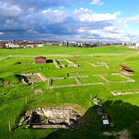 Историко-археологический музей-заповедник Неаполь Скифский. Вид с башенной надстройки над мавзолеем Скилура.