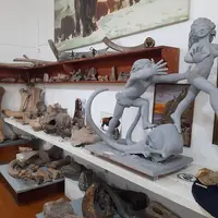 Образцы древних ископаемых животных