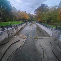 Парк имени Юрия Гагарина. Река Салгир.