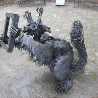Сквер Искусств. Скульптурная группа "Цирюльник".
