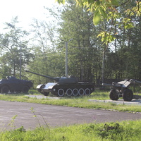 Музей военной техники под открытым небом.