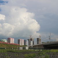 Вид на юго-западную часть города.